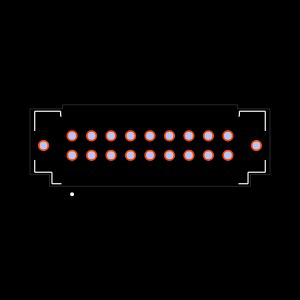T2M-109-01-S-D-TH-WT Footprint