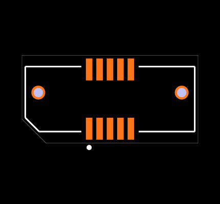 TEM-105-02-03.0-FG-D-WT Footprint