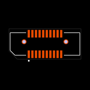 TEM-110-02-03.0-FG-D-L1-K Footprint