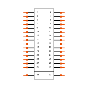 TEM-115-02-03.0-H-D-WT-K Symbol