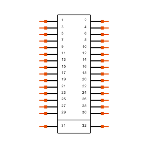 TEM-115-02-04.0-H-D-WT-K Symbol
