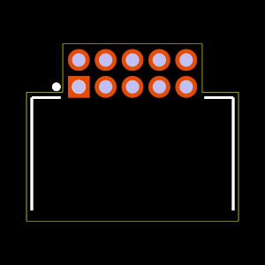 TFC-105-01-L-D-RA Footprint
