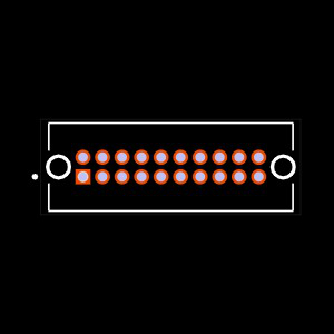 TFC-110-01-L-D-A Footprint