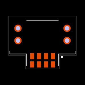 TFM-104-02-S-DH Footprint