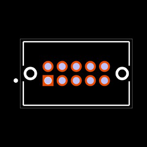 TFM-105-01-F-D-SA Footprint