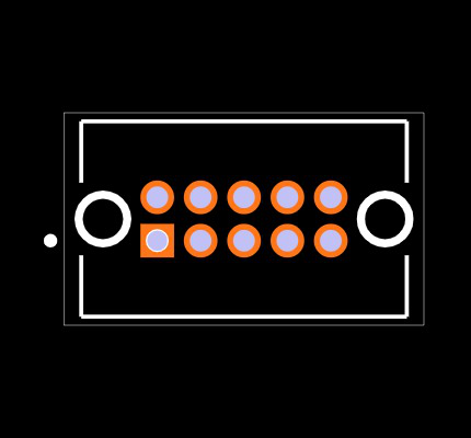 TFM-105-03-S-D-A Footprint