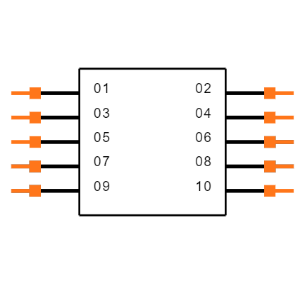 TFM-105-11-SM-D-LC Symbol