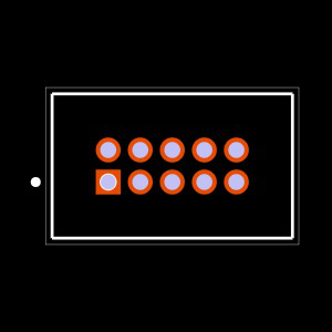 TFM-105-13-L-D Footprint