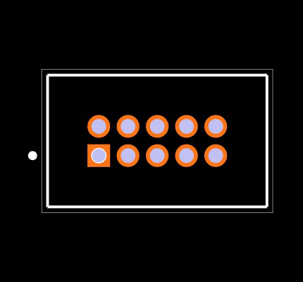 TFM-105-21-F-D Footprint