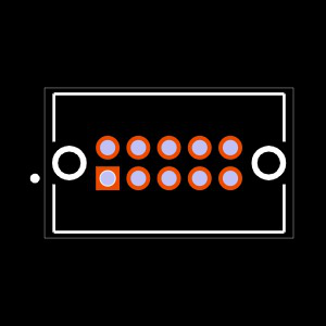 TFM-105-23-L-D-LC Footprint
