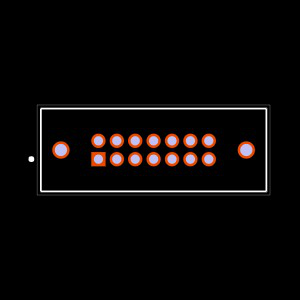 TFM-107-01-H-D-WT Footprint