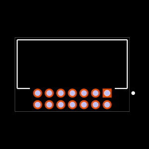 TFM-107-01-L-D-RA Footprint