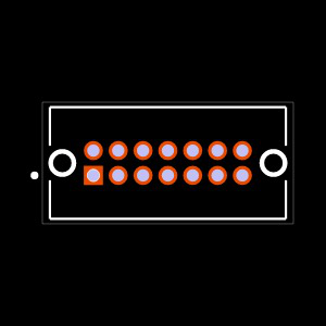 TFM-107-01-S-D-LC Footprint