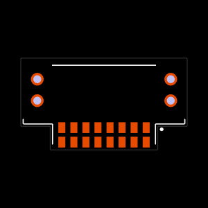 TFM-108-02-S-DH Footprint