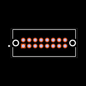 TFM-108-03-L-D-LC Footprint