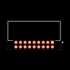 TFM-109-01-L-D-RA Footprint