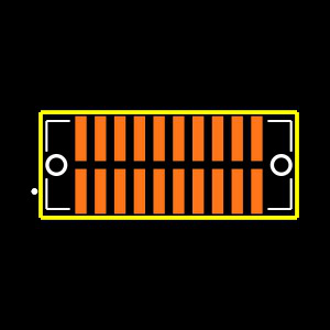 TFM-110-02-L-D-LC Footprint
