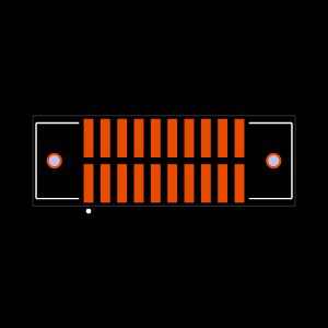 TFM-110-02-L-D-WT-K Footprint