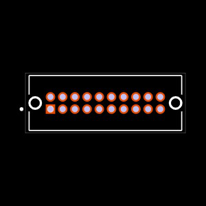 TFM-110-03-L-D-LC Footprint