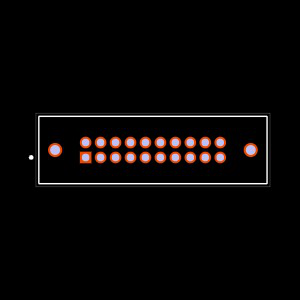 TFM-110-03-L-D-WT Footprint