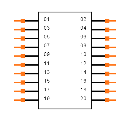 TFM-110-12-L-D-A-P Symbol
