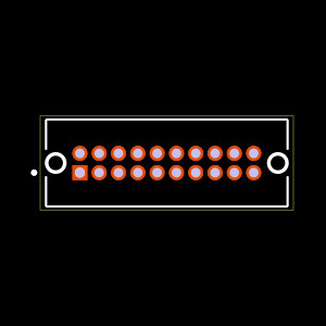 TFM-110-13-F-D-LC Footprint