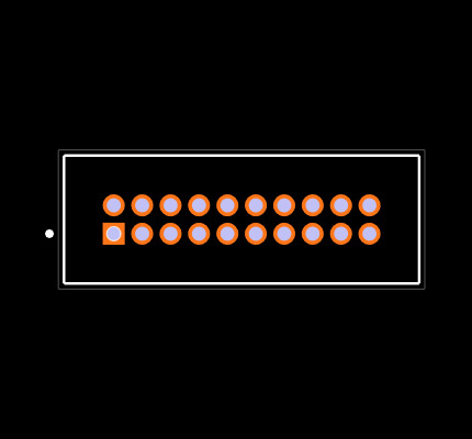 TFM-110-21-L-D Footprint