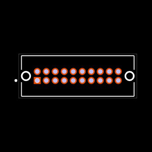 TFM-110-21-S-D-LC Footprint