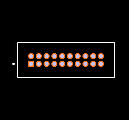 TFM-110-23-F-D Footprint
