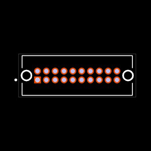 TFM-110-23-S-D-A Footprint