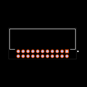 TFM-111-01-S-D-RA Footprint