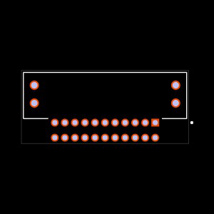 TFM-111-01-S-D-RE2-WT Footprint