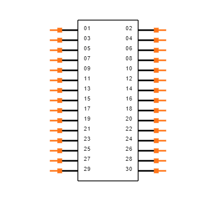 TFM-115-21-SM-D-LC Symbol