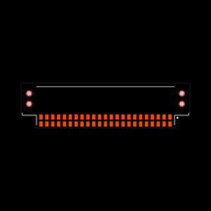 TFM-123-02-L-DH Footprint