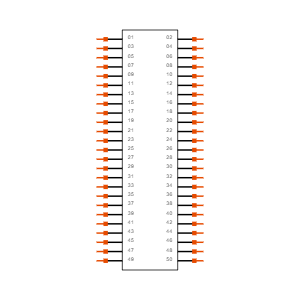 TFM-125-12-S-D-LC-P Symbol