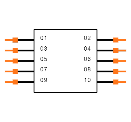 TFML-105-01-S-D-LC Symbol