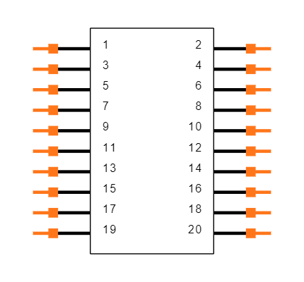 TFML-110-01-LM-D-RA Symbol