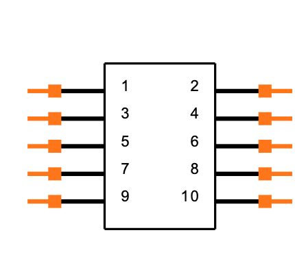TLE-105-01-G-DV-K-TR Symbol