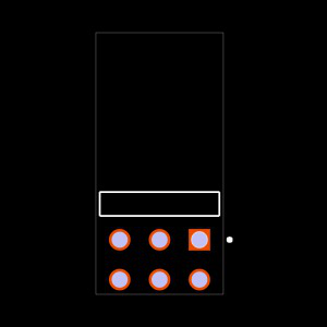 TLW-103-01-T-D-RA Footprint