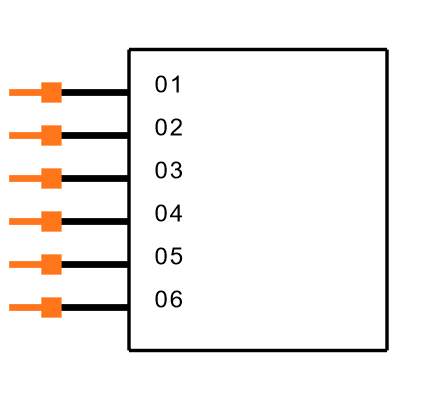 TLW-106-05-G-S Symbol