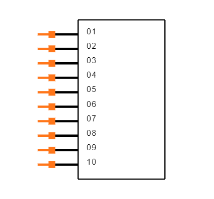 TLW-110-06-F-S Symbol