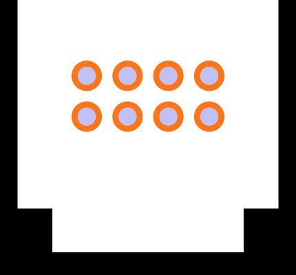 TMM-104-01-L-D-RA Footprint