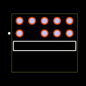 TMM-105-01-L-D-RA-003 Footprint