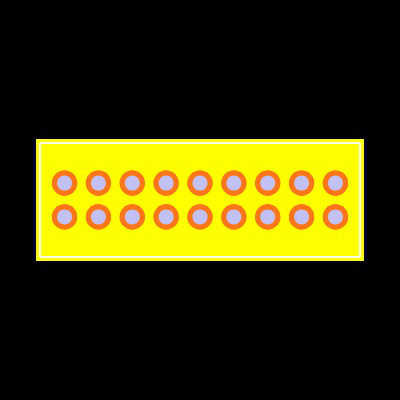 TMM-109-01-T-D Footprint
