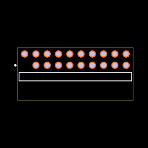 TMM-110-01-L-D-RA-001 Footprint