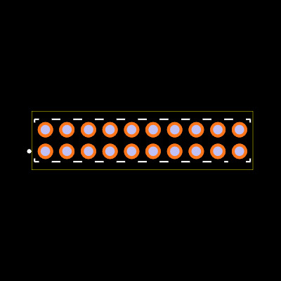 TMM-110-02-T-D Footprint