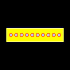 TMM-110-03-G-S Footprint