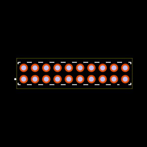 TMM-110-05-L-D Footprint
