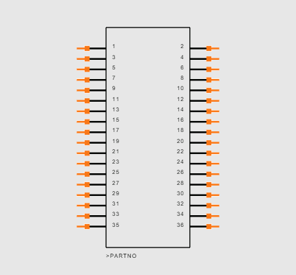 TMM-118-01-G-D-RA Symbol