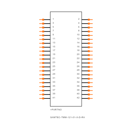 TMM-121-01-F-D-RA Symbol